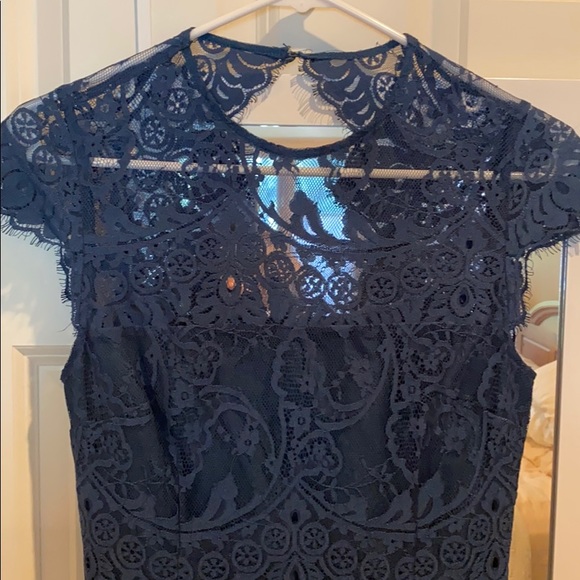 NWT BB Dakota “Lake blue” lace dress Sz 2 - Picture 3 of 9